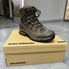 Берци тактичні Salomon QUEST 4D Forces 2, р. 42 (8), колір Коричневий, GoreTex, берци армійські тактичні, L47220800 - зображення 9