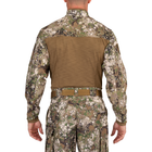Сорочка тактична під бронежилет 5.11 Tactical GEO7™ Rapid Half Zip Shirt 2XL Terrain - зображення 2
