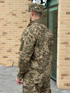 Военная тактическая форма Пиксель полевая уставная форма рип стоп ВСУ комплект одежда брюки и китель 54 - изображение 11