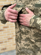 Военная тактическая форма Пиксель полевая уставная форма рип стоп ВСУ комплект одежда брюки и китель 62 - изображение 7