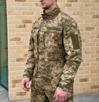 Военная тактическая форма Пиксель полевая уставная форма рип стоп ВСУ комплект одежда брюки и китель 58 - изображение 9