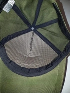 Бейсболка тактична Олива з липучкою,Чоловіча армійська камуфляжна кепка армійська - изображение 4