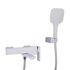 Змішувач для ванни GAPPO G3217-8 білий/хром
