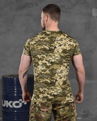 Тактическая мужская компрессионная футболка L пиксель (86427) - изображение 4