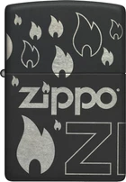 Зажигалка Zippo гравировка Черная (48908)