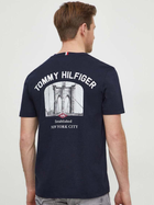 Koszulka męska Tommy Hilfiger MW0MW33697 2XL Granatowa (8720645695264) - obraz 2