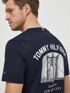 Koszulka męska Tommy Hilfiger MW0MW33697 S Granatowa (8720645694526) - obraz 4