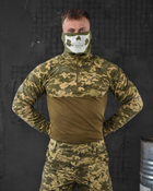 Тактичний військовий костюм TX/10 ( Кітель + Убакс + Штани ), Камуфляж: Піксель, Розмір: L - зображення 8