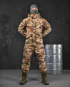 Тактический теплый зимний военный костюм Lader Plus ( Куртка + Штаны ), Камуфляж: Мультикам, Размер: XXXL - изображение 3