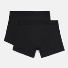 Zestaw majtek szorty męski 2 szt Levi's Solid Basic Boxer Brief Organic Co 2P 7012228420050 2XL Czarny (8720245437660) - obraz 4