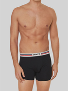 Zestaw majtek szorty męski 2 szt Levi's Logo Boxer Brief Org 2P 7012228430050 XL Szary/Czarny (8720245438025) - obraz 2