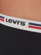 Набір трусів шорти чоловічий 2 шт Levi's Logo Boxer Brief Org 2P 7012228430050 XL Сірий/Чорний (8720245438025) - зображення 5