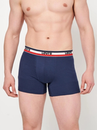 Набір трусів шорти чоловічий 2 шт Levi's Logo Boxer Brief Organic Co 2P 7012239080020 L Сірий/Темно-синій (8720245438148) - зображення 2