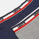 Набір трусів шорти чоловічий 2 шт Levi's Logo Boxer Brief Organic Co 2P 7012239080020 XL Сірий/Темно-синій (8720245438155) - зображення 5