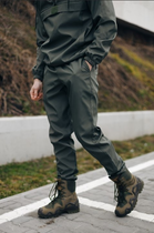 Мужской костюм демисезонный куртка анорак и штаны с шевроном флаг Украины Terra Intruder 0165 2XL Хаки (IN - 0165/01E ) - изображение 6