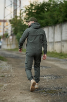 Чоловіча куртка анорак демісезонна з шевроном прапор України Terra Intruder 0164 2XL Хакі (IN - 0164/01 E ) - зображення 9