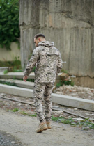 Мужской костюм демисезонный куртка анорак и штаны с шевроном флаг Украины Terra Intruder 0165 M Пиксель (IN - 0165/02 B ) - изображение 3