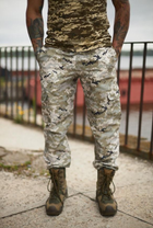Мужские штаны с манжетами демисезонные Terra Intruder 0166 M Пиксель светлый ( IN - 0166/02 B ) - изображение 12