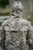 Чоловіча куртка анорак демісезонна з шевроном прапор України Terra Intruder 0164 3XL Піксель (IN - 0164/02 F ) - зображення 6