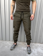 Мужские штаны с манжетами демисезонные Terra Intruder 0166 3XL Хаки ( IN - 0166/01 F ) - изображение 5
