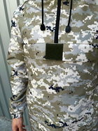 Чоловічий костюм демісезонний куртка анорак та штани з шевроном прапор України Terra Intruder 0165 XL Піксель (IN - 0165/02 D ) - зображення 9