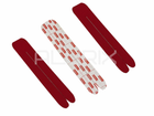 Кинезио тейп двойной Kindmax 3 шт (кинезиологическая лента) красный - изображение 1
