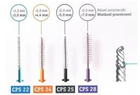 Zestaw szczoteczek międzyzębwych do implantów Curaprox Strong & Implant d 2.0 mm Fioletowe 5 szt (7612412028003) - obraz 2