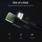 Zestaw kabli Green Cell Ray Set 3x USB-A – Lightning  LED 2 m Black (KABGCSET06) - obraz 3