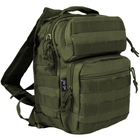 Рюкзак однолямковий MIL-TEC One Strap Assault Pack 10L Olive - зображення 3