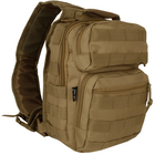 Рюкзак однолямочный strap pack one mil-tec coyote assault 10l - изображение 3