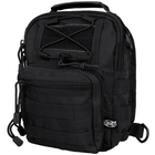 Рюкзак однолямочний shoulder mfh black bag - зображення 4
