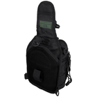 Рюкзак однолямочний shoulder mfh black bag - зображення 8