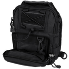 Рюкзак однолямочний shoulder mfh black bag - зображення 11