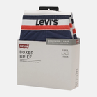 Набір трусів шорти чоловічий 3 шт Levi's Logo Boxer Brief 3P 1000028700010 S Сірий/Темно-синій (8720245095488) - зображення 6