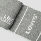 Набір чоловічих шкарпеток високих бавовняних 2 пари Levi's Short Cut Logo Sport 2P 7012105670090 39-42 Сірий (8720245185653) - зображення 3