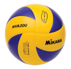 М'яч волейбольний Mikasa MVA 300 FIVB склеєний PU (поліуретан) мікрофібра жовтий із синім
