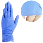 Перчатки нитриловые Blue eco-plus синие S (0310127) - изображение 1