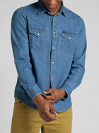 Сорочка джинсова чоловіча Lee 112320163 L Блакитна (5401018878219) - зображення 6
