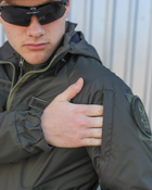 Куртка Вітрівка Патрол водонепроникна на сітці Хакі, Хакі, 40-42 - зображення 3