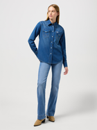 Сорочка джинсова жіноча Wrangler 112350625 XS Синя (5401019851273) - зображення 3