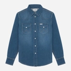 Koszula damska jeansowa Wrangler 112350625 S Niebieska (5401019851235) - obraz 6
