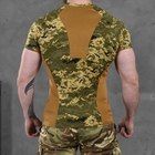 Потоотводящая мужская футболка "Mergy" Coolpass с липучками для шевронов пиксель размер L - изображение 3