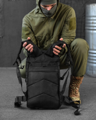 Тактичний штурмовий рюкзак л black - зображення 4