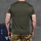 Потовідвідна чоловіча футболка Punishment з принтом "Йода" олива розмір L - зображення 4