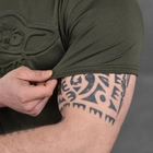 Потовідвідна чоловіча футболка Punishment з принтом "Йода" олива розмір L - зображення 6