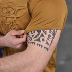Потовідвідна чоловіча футболка Punishment з принтом "Йода" койот розмір XL - зображення 5