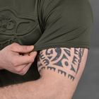 Потовідвідна чоловіча футболка Punishment з принтом "Йода" олива розмір M - зображення 6
