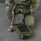 Рюкзак 25 л "Military" з регульованими плечовими ременями та кріпленням Molle зелений піксель розмір 25х15х42 см - зображення 7
