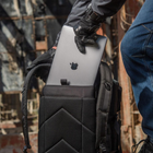 Водовідштовхувальний Рюкзак Cordura 25л з системою MOLLE / Міцний Наплічник чорний розмір 50х30х25 см - зображення 4