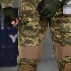 Чоловічий костюм "7.62 Tactical Interception" ріп-стоп убакс + штани з наколінниками піксель розмір 2XL - зображення 6